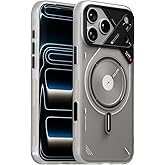 Aulumu A17 iPhone 17 Pro Magnetic Thermal Case | CoolHyper | with Camera Control | IMD Technology | Compatible with Magsafe | Touch Translucent White