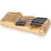 Cangshan HELENA Series German Steel Forged BBQ Knife Set (Black, 8-Piece In-Drawer Set)