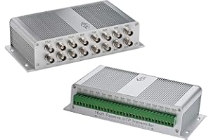Triplett Gem Passive 16-Position CCTV Balun Analog Transceiver Box with 16 BNC Jacks to Screw Terminal (TRB-16BNCST)