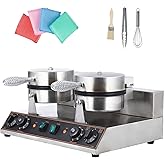 GarveeTech Commercial Electric Waffle Cone Maker - Commercial Quality, Nonstick Surface, Efficient Heating