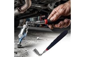 Mini Portable Telescopic Magnetic Pen Handy Tools Capacity for Picking Up Nut Bolt Extendable Pickup Rod Stick, 19.2 * 1.8cm 