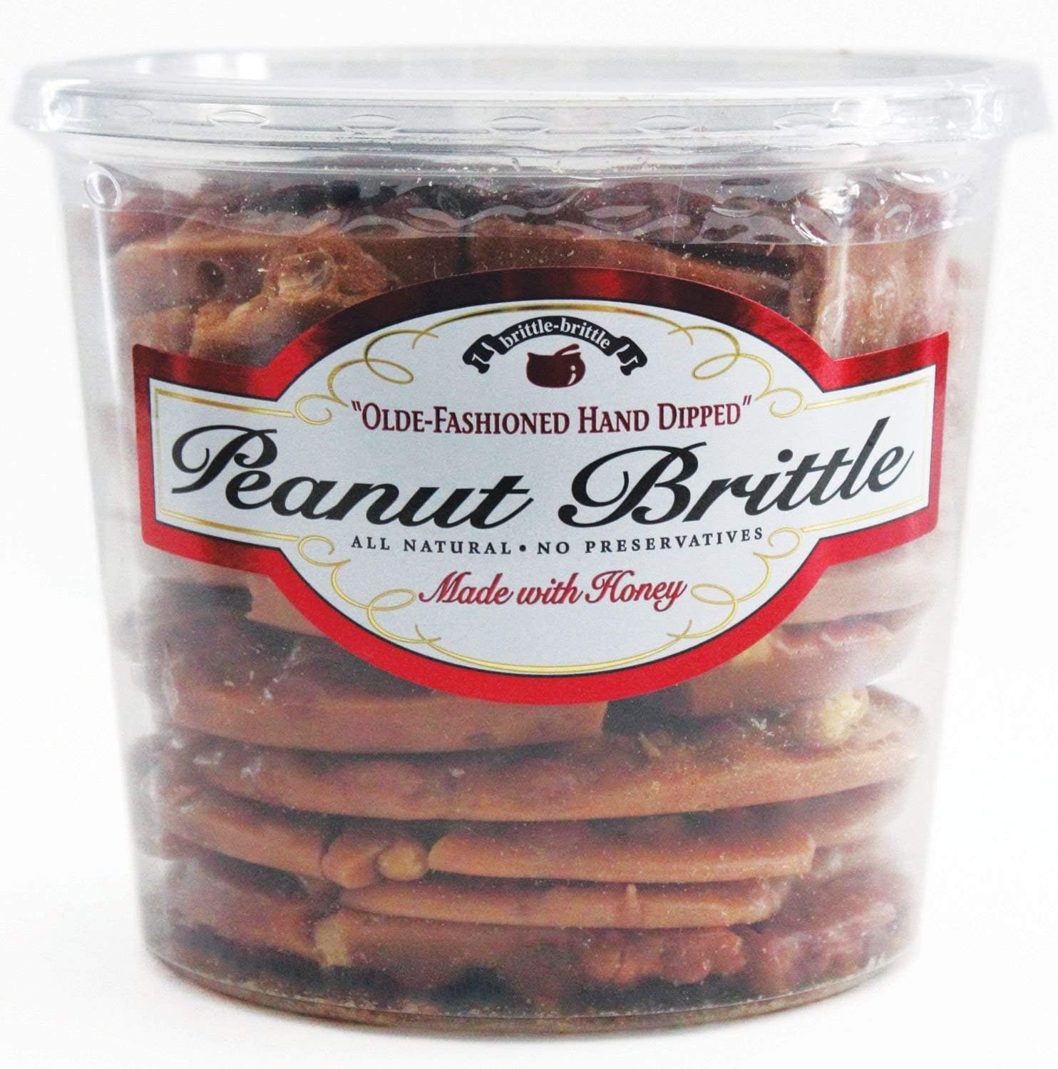 Brittle-Brittle Gourmet Peanut Brittle 42oz - PACK OF 8