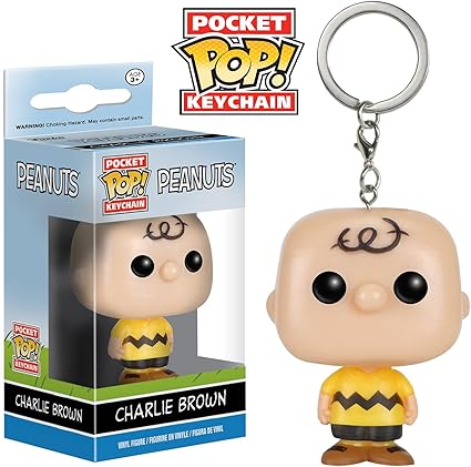 Amazon Com Funko Pop Keychain Peanuts Charlie Brown Figure