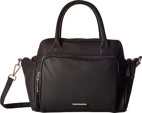 Rampage Rampage Womens Triangle Ring Satchel Black One Size