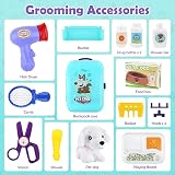 Sanlebi Vet Kit for Kids Dog Grooming Pretend Play Toy 3 4 5 Years view 5