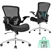 Luckyear Office Chair Ergonomic Desk Chair-400lbs Big and Tall Heavy Duty, Wide & Soft 3D Modeling Foam Cushion Home Office Desk Chair with Adjustable Seat Height, Executive Computer Task Chair