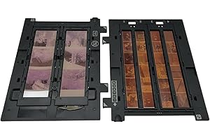 OKLILI 120/220 & 35mm/135 Medium Format Positive Photo Negative Film Holder Guide Compatible with Epson Perfection V700 V800 