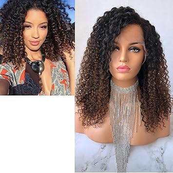 Amazon Com Cbwigs Glueless Ombre Brown Afro Kinky Curly
