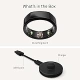 Oura Gen3 Heritage Smart Ring Size 12 Black Sleep Heart Rate Fitness view 8