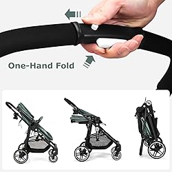 INFANS 2 in 1 Baby Stroller, High Landscape Infant