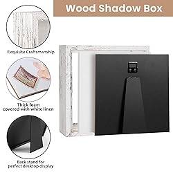Califortree 5x5 Small Shadow Box Picture Frame with