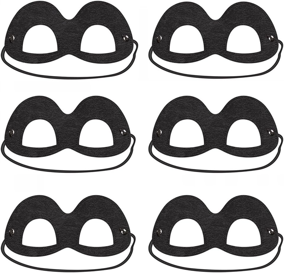 Disney/Pixar Incredibles 2 Black Felt Eye Mask - 6 Pack