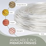 The Bead Shop 1mm Silver Plated Non Tarnish Craft Wire 4m view 6