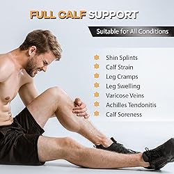 Copper Calf Compression Sleeves for Men and