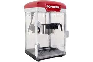 WEST BEND Stir Crazy Movie Theater Popcorn Popper, Gourmet Popcorn Maker Machine with Nonstick Popcorn Kettle and Popcorn Sco
