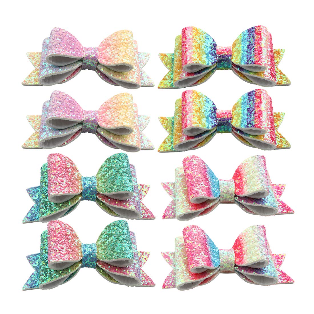 Amazon Com Xima Glitter Hair Bows Clips Princess Hairgrips For