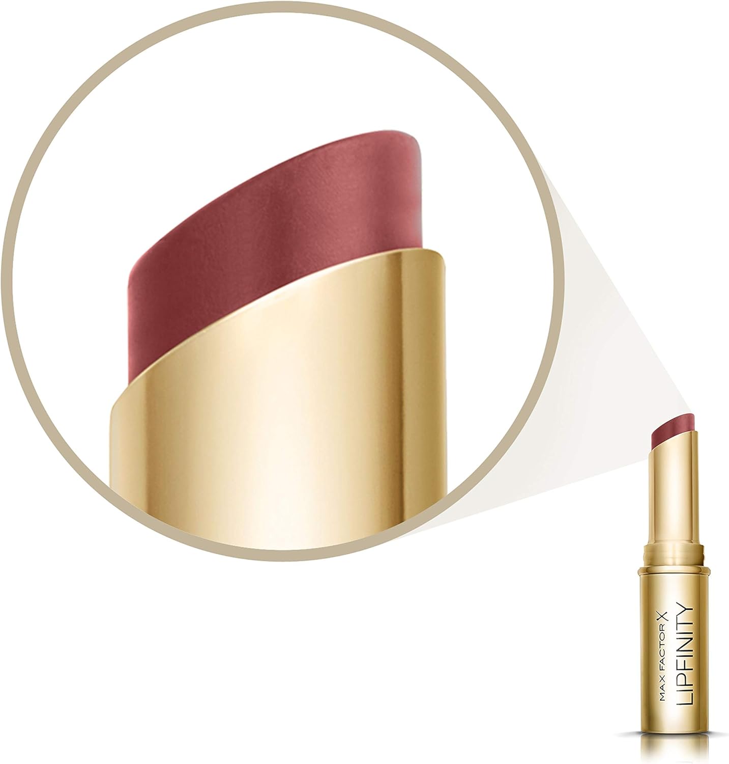 Max Factor Lipfinity Long Lasting Bullet Lipstick, Always Elegant 70, 4g, 70 Always Elegant - Image 5