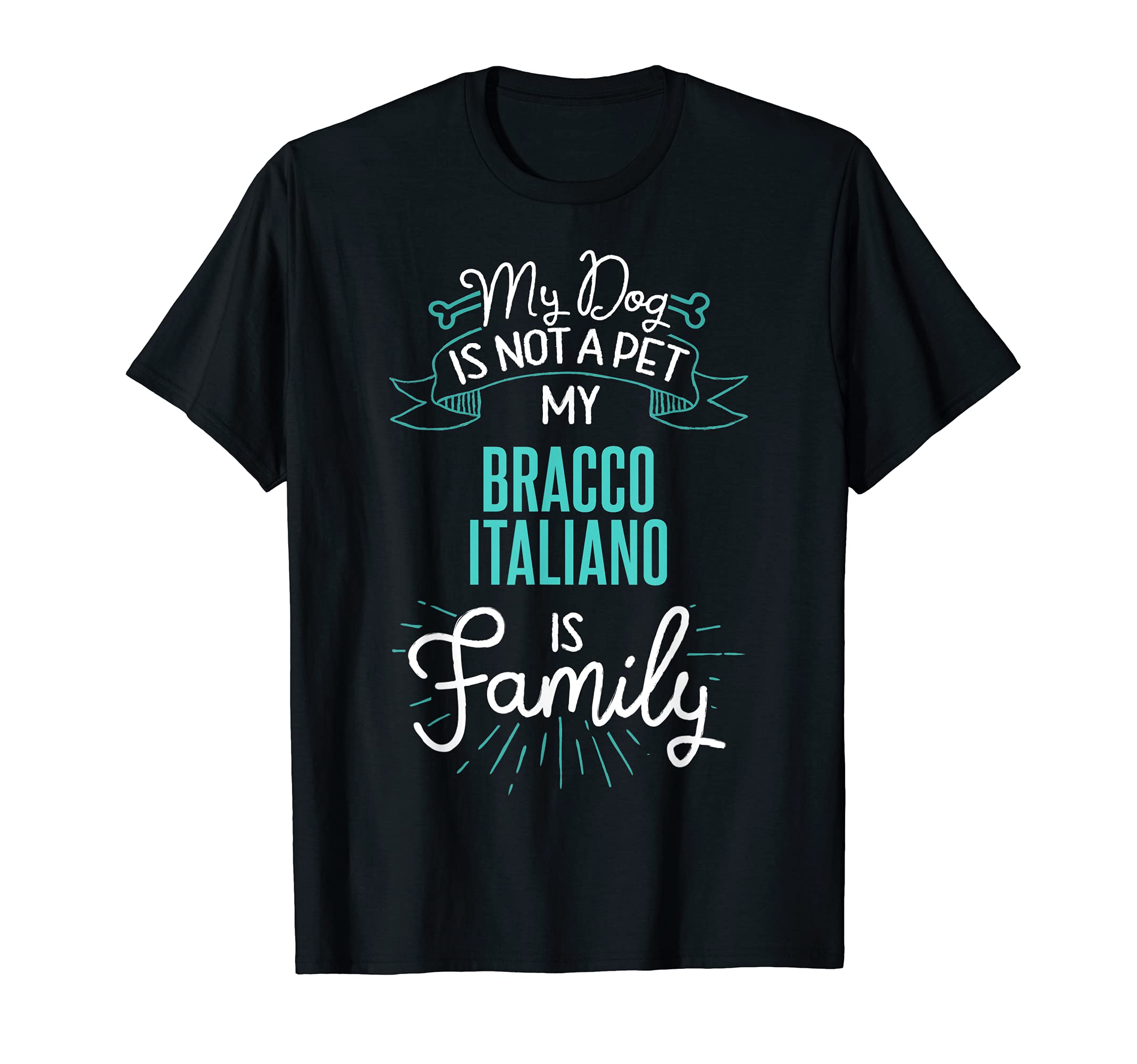 Cute Bracco Italiano Design Family Dog Giftn T-Shirt