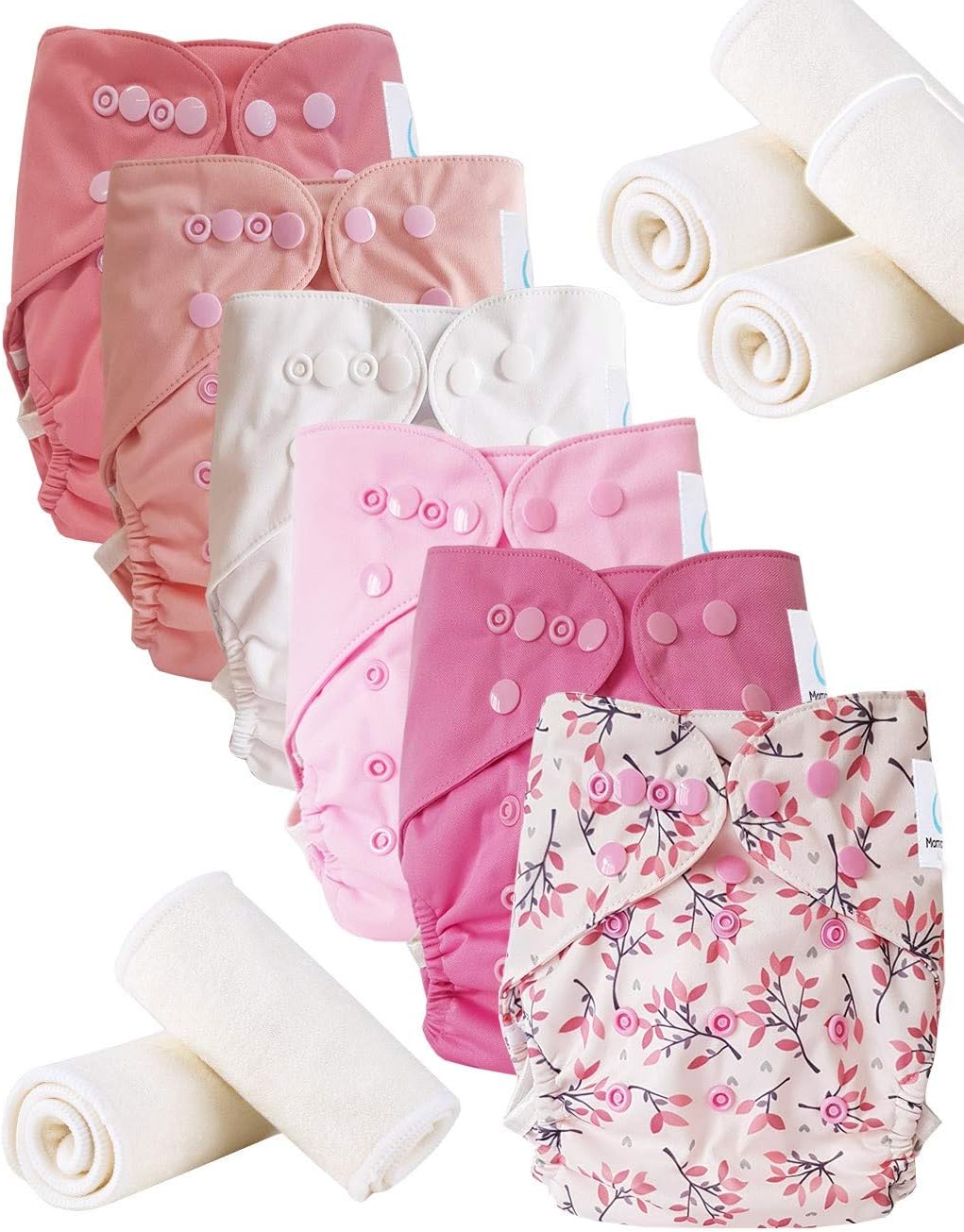 Bebe Puericulture Le Change Brise Maman Et Nature Lot De 6 Couches Lavables Te2 6 Inserts Microfibre Pression Genesis Gs Com