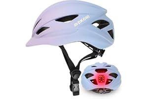 DKONI Bike Helmet Adult Urban:Bicycle Helmet for Men Women with USB Charge Detachable Taillight Helmets for Commuter Cycling Scooters