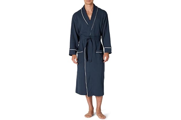 Amazon Essentials Men's Waffle Shawl Robe