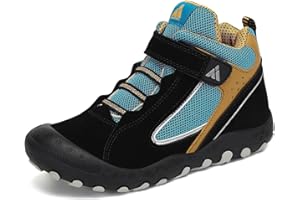 Mishansha Kids Hiking Boots Toddler Girls Boys Hiking Shoes Water-Resistant Anti-Collision Non-Slip Athletic Outdoor Trekking Boots