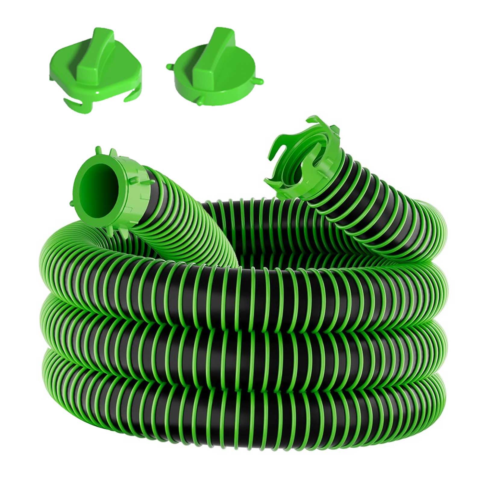 Photo 1 of 15 FT Sewer Hose for RV Camper - RV Sewer Hoses with Swivel Fitting Extension Kit - Upgrade TPE Technology for Abrasion Resistance ? Crush Protection