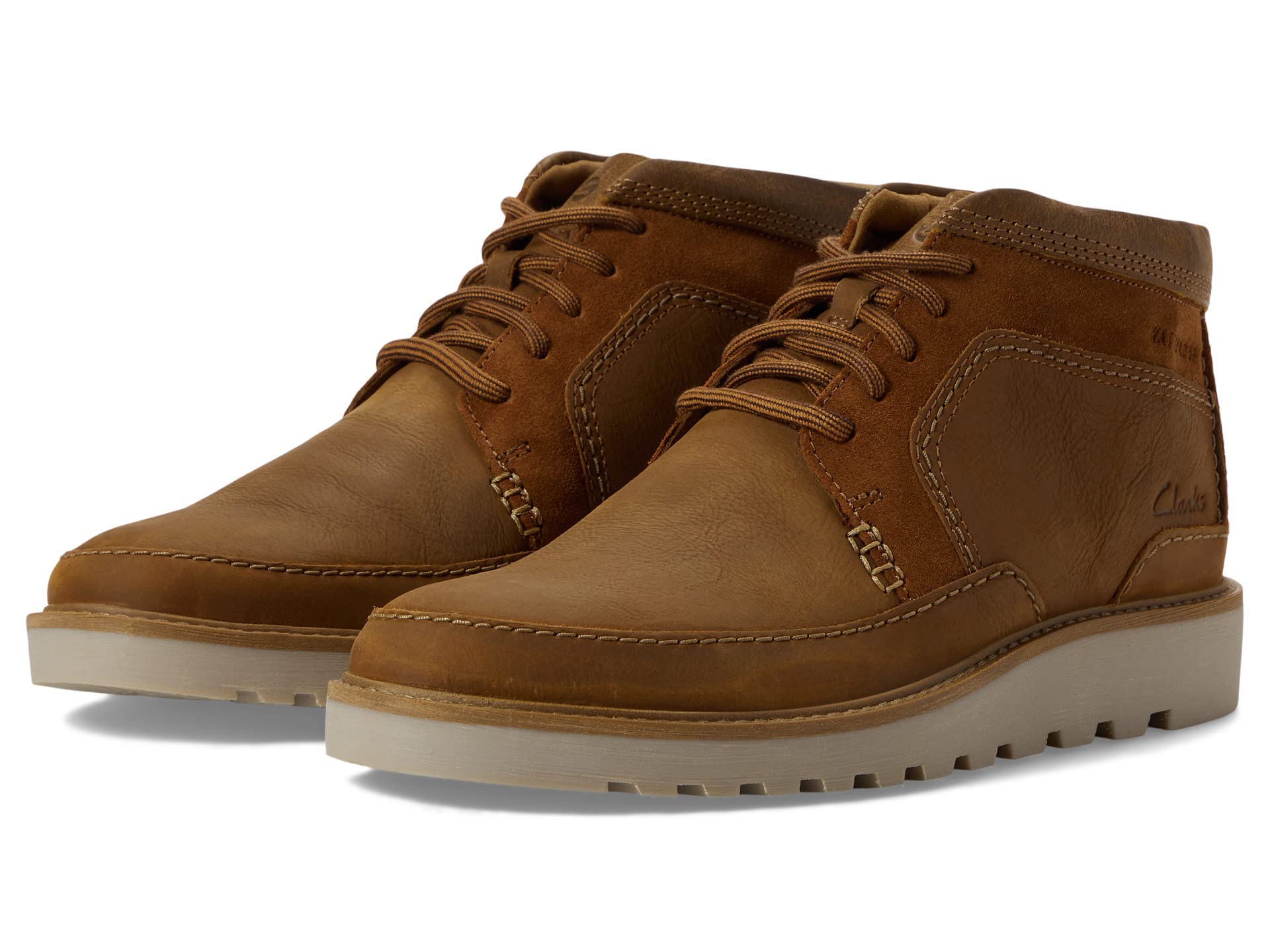 Photo 1 of Clarks Men's Barnes Plain Oxford Boot, Tan Leather, 13 Medium US