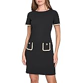 Tommy Hilfiger Women's Legacy Scuba Crepe Two Pocket Dress