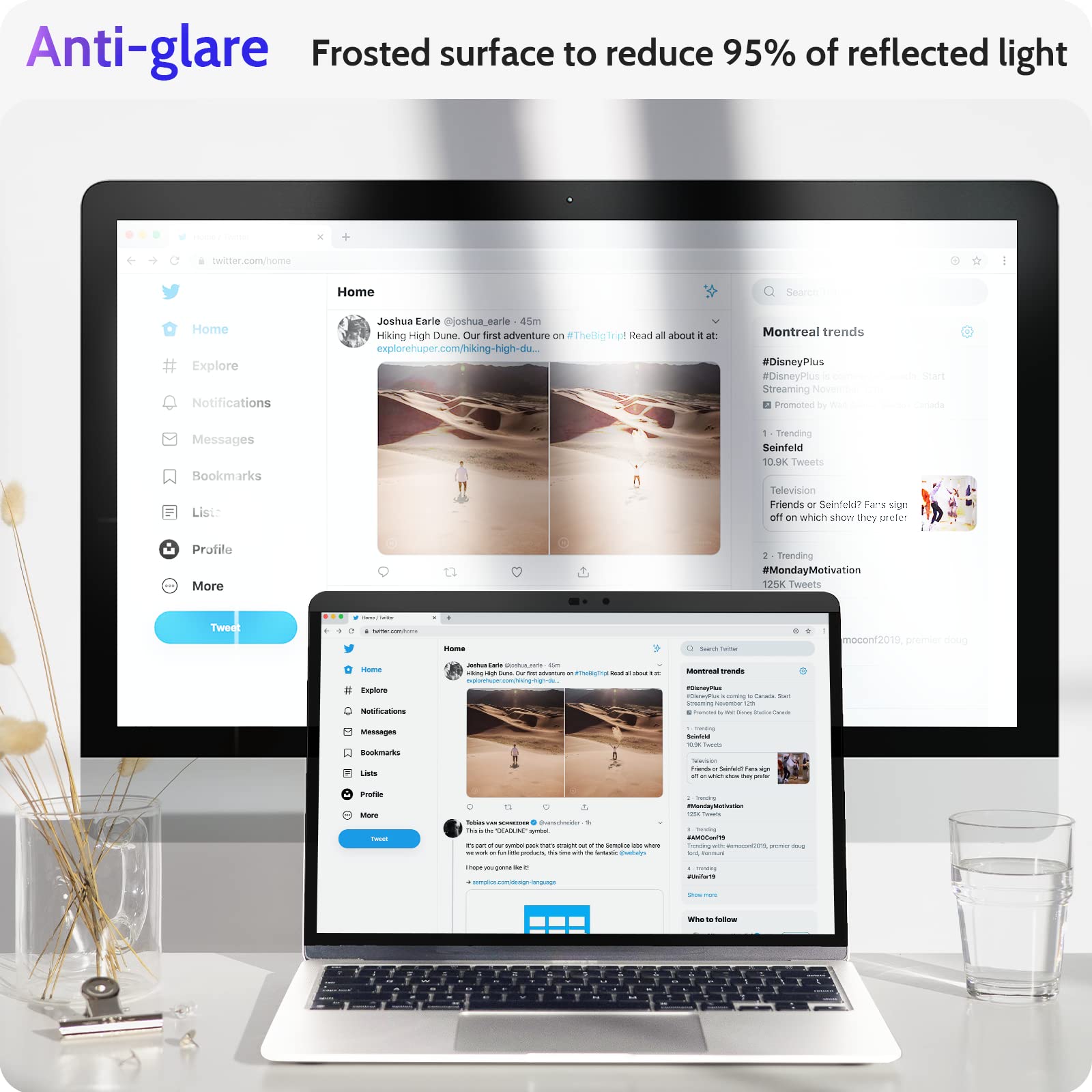 Peslv Magnetic Privacy Screen for MacBook Pro 13 Inch (2012-2015) | Removable Anti Blue Light | Glare Peep Filter | Black out Screen Protector | for Mac 13In Laptop Model (A1278, A1425, A1502)