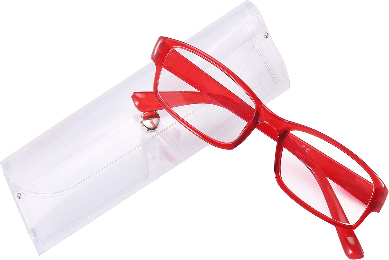 4sold Slim Reading Glasses plus Case Stylish Pattern Frame Readers