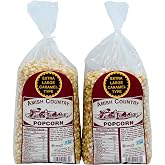 Amish Country Popcorn | 2-2 lb Bags | Extra Large Caramel Type Popcorn Kernels | Old Fashioned, Non-GMO and Gluten Free