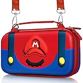 Gurgitat for Nintendo Switch 2 Carrying Case - Red Blue Cute Cool Design with Handle and Strap for Switch 2 2025 Travel Cases Portable Storage Carry Protective Hard Shell for Boys Teens Girls