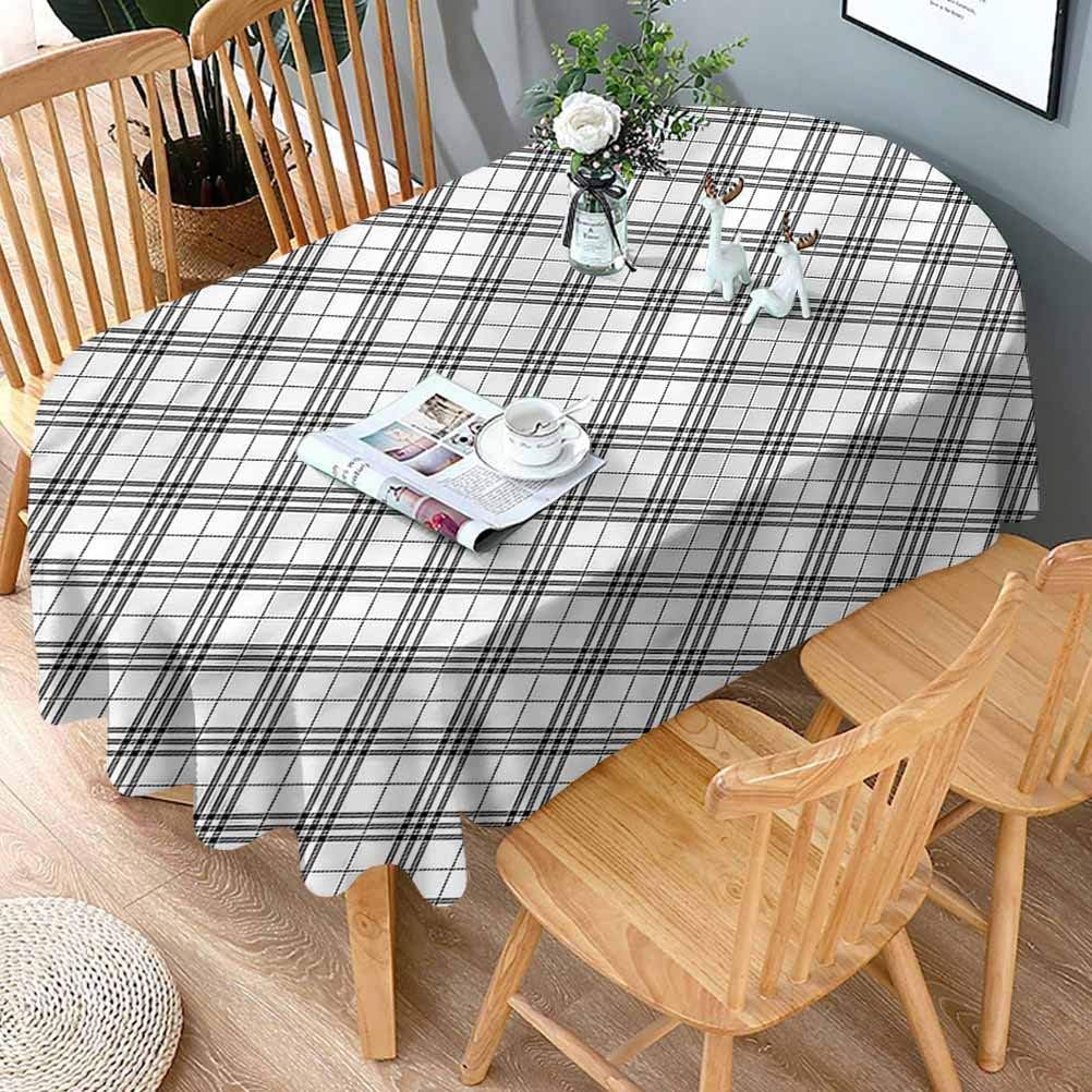 Oval Table Cover Geometric Spillproof Tablecloth Minimalist Fashion Table Cover for Dining Room