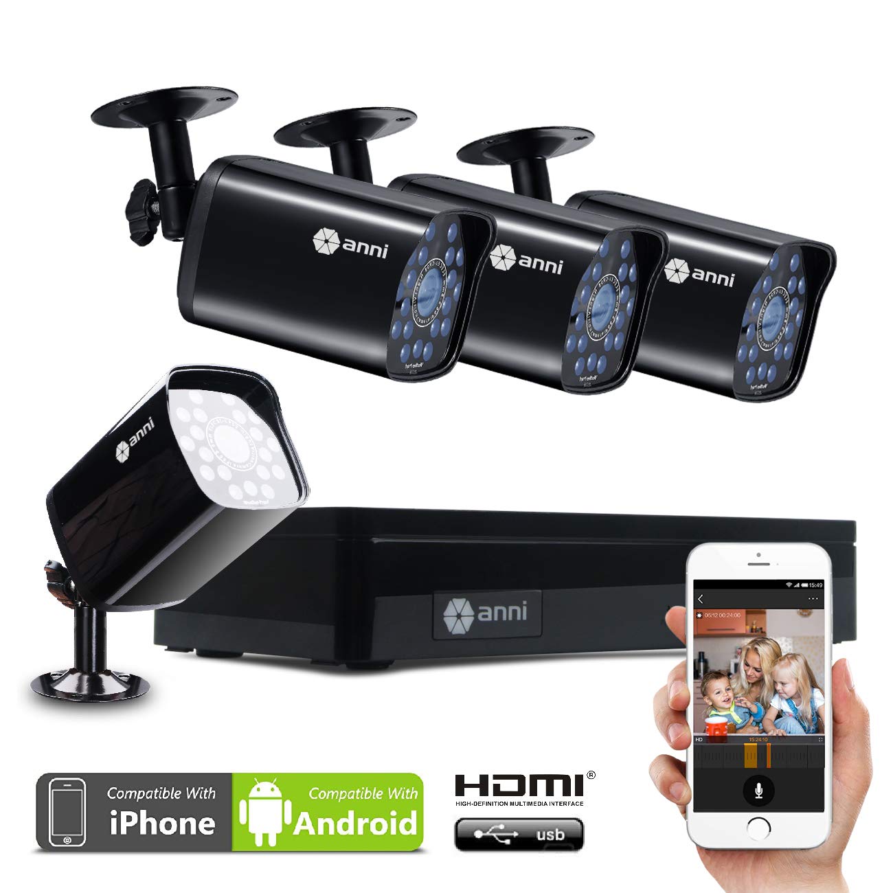 Best Home Security Camera System Motion Detection High Definition
