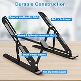 MECHEER Laptop Stand Adjustable Notebook Stand Aluminum Folding Desk Riser view 2