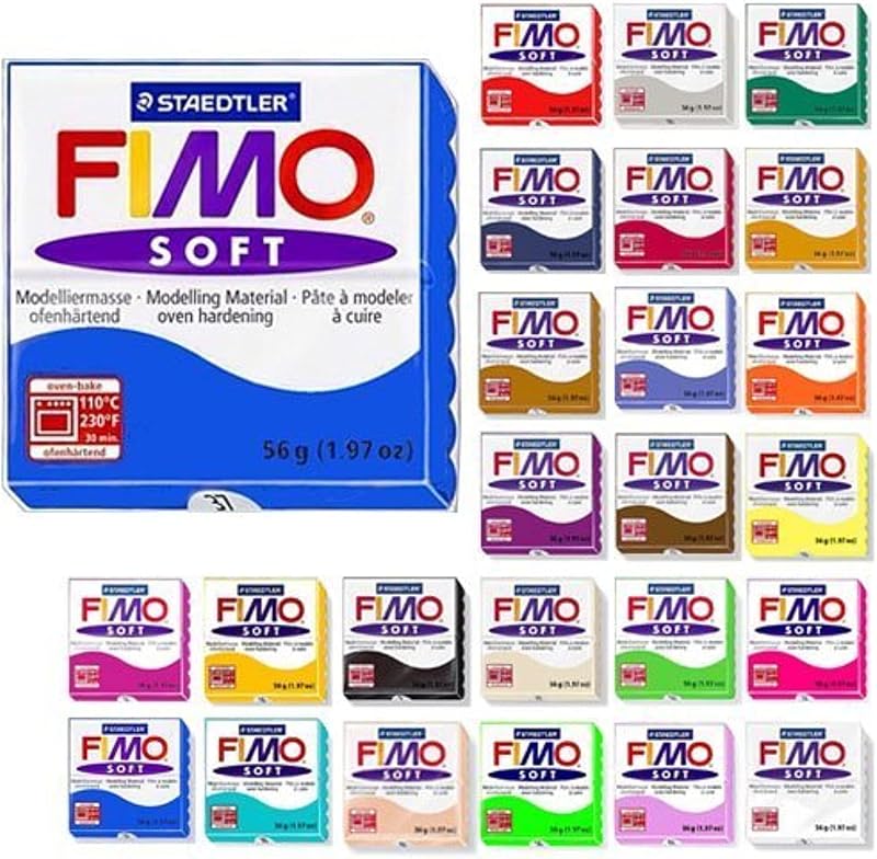Staedtler Fimo Soft Starter Pack 12 x 57 g Multicolor Blocks