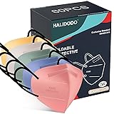 HALIDODO Individually Wrapped, 60 Packs KN95 Face