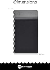 nu: Craze Cloud Range Things to Do Pad - Wirebound Notebook 3 Pack Black view 3