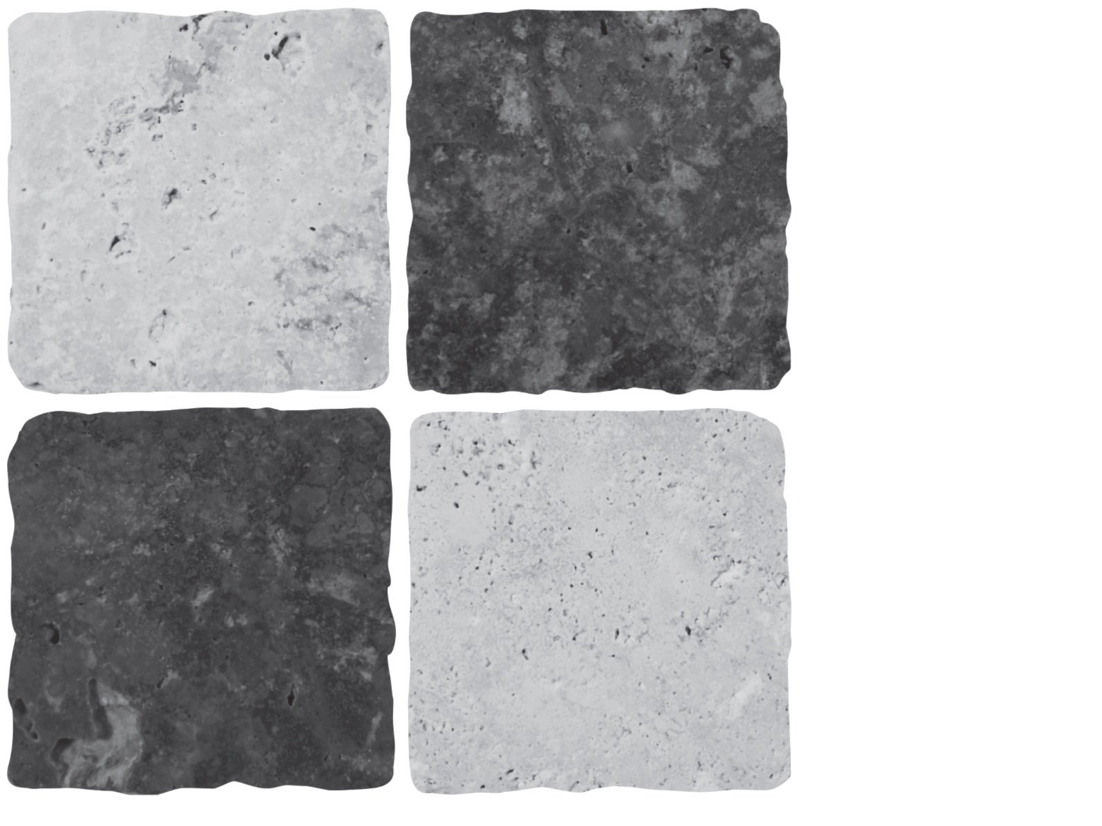 Pack of 10 Tile Stickers-Black Grey Stone Effect Mosaic self Adhesive Wall Art Decor Tile transfers Bathroom backsplash Kitchen splashbacks Peel and Stick Cover