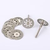 Blulu 12 Pcs 22 mm Diamond Cutting Discs with Arbor Shafts view 6