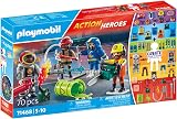 Playmobil 71468 My Figures Fire Rescue with 4 Figures and 66 Accessories view 2