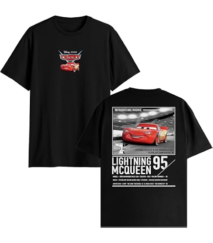 Amazon.com: Disney Pixar Cars Rust-eze Logo Lightning McQueen T