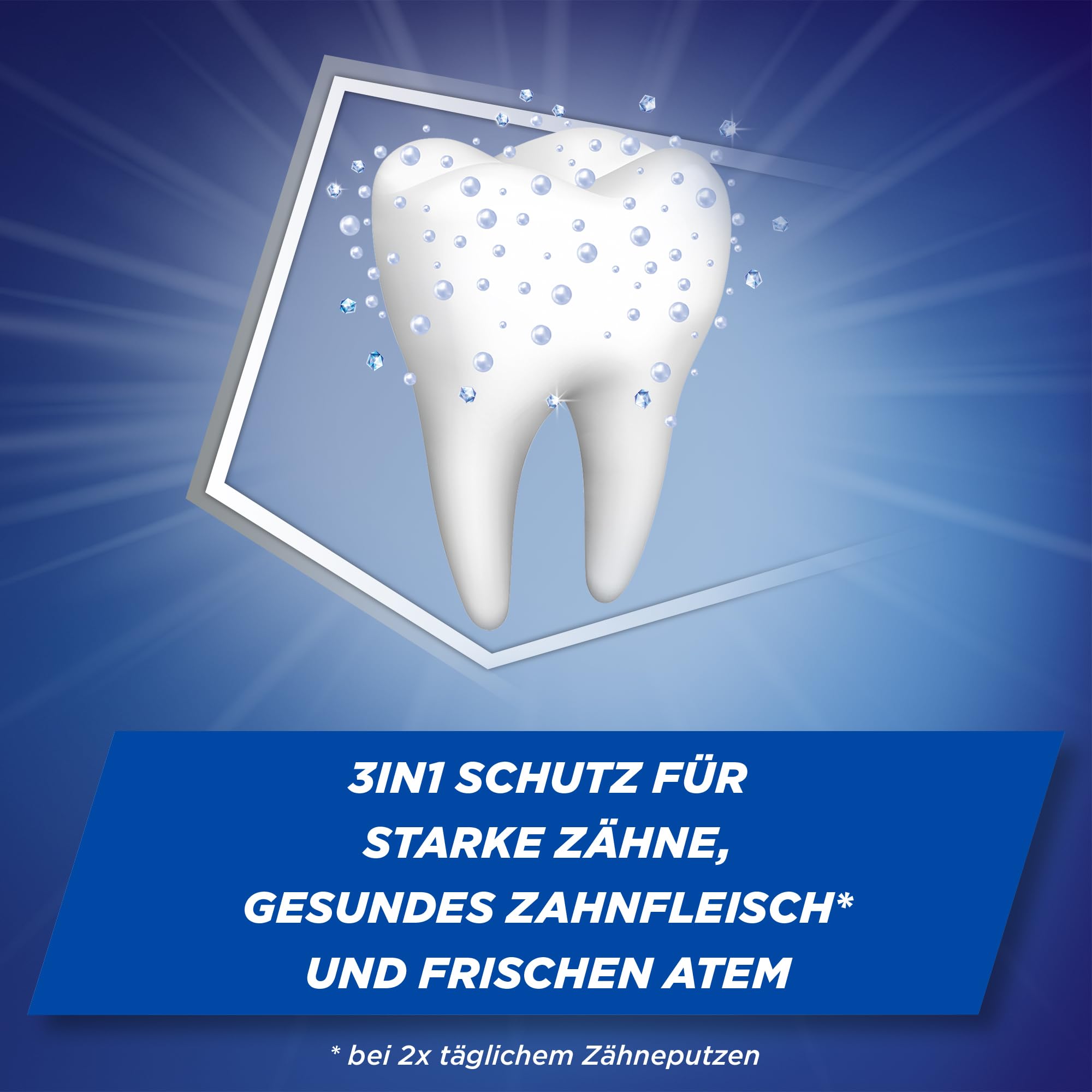 Zahncreme - Odol-med3 Original, Zahnpasta mit 3in1 Schutz für starke Zähne, gesundes Zahnfleisch** und frischen Atem, 75 ml 2