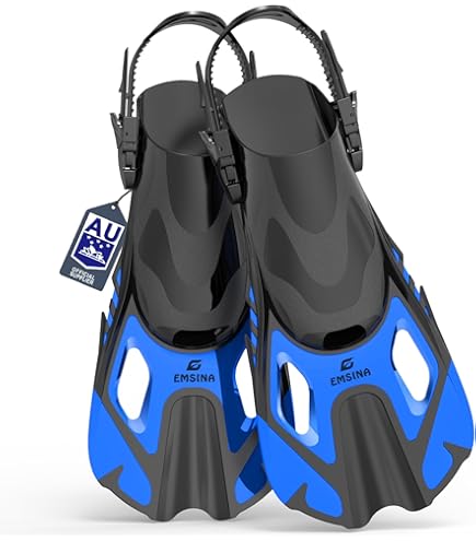 thumbnail image 2 of U.S. Divers Proflex FX Snorkeling Fins - Electric Blue, Small Size For Men & Women 2 of 14