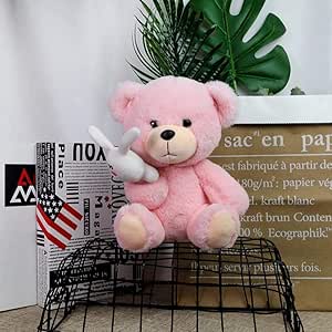 23 Cm Cuatro Colores Lindo Oso De Peluche De Juguete De Dibujos