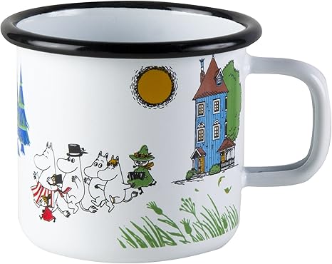 Amazon Co Jp ムーミン ホーローマグカップ ムーミンヴィレッジ ムールラ Muurla 6923 雑貨 北欧 食器 Moomin グッズ ホーム キッチン
