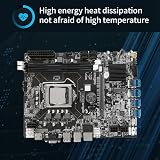 Oikabio B75 BTC Mining Motherboard 8x GPU USB 3.0 LGA1155 DDR3 MSATA with CPU view 3