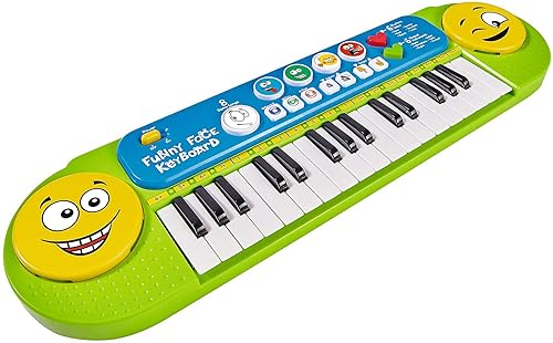 Simba 106834250 My Music World Funny Keyboard, 32 Keys, 8 Demos, 6 Rhythms, 4 Funny Sounds, 51 x 14 cm, from 3 Years