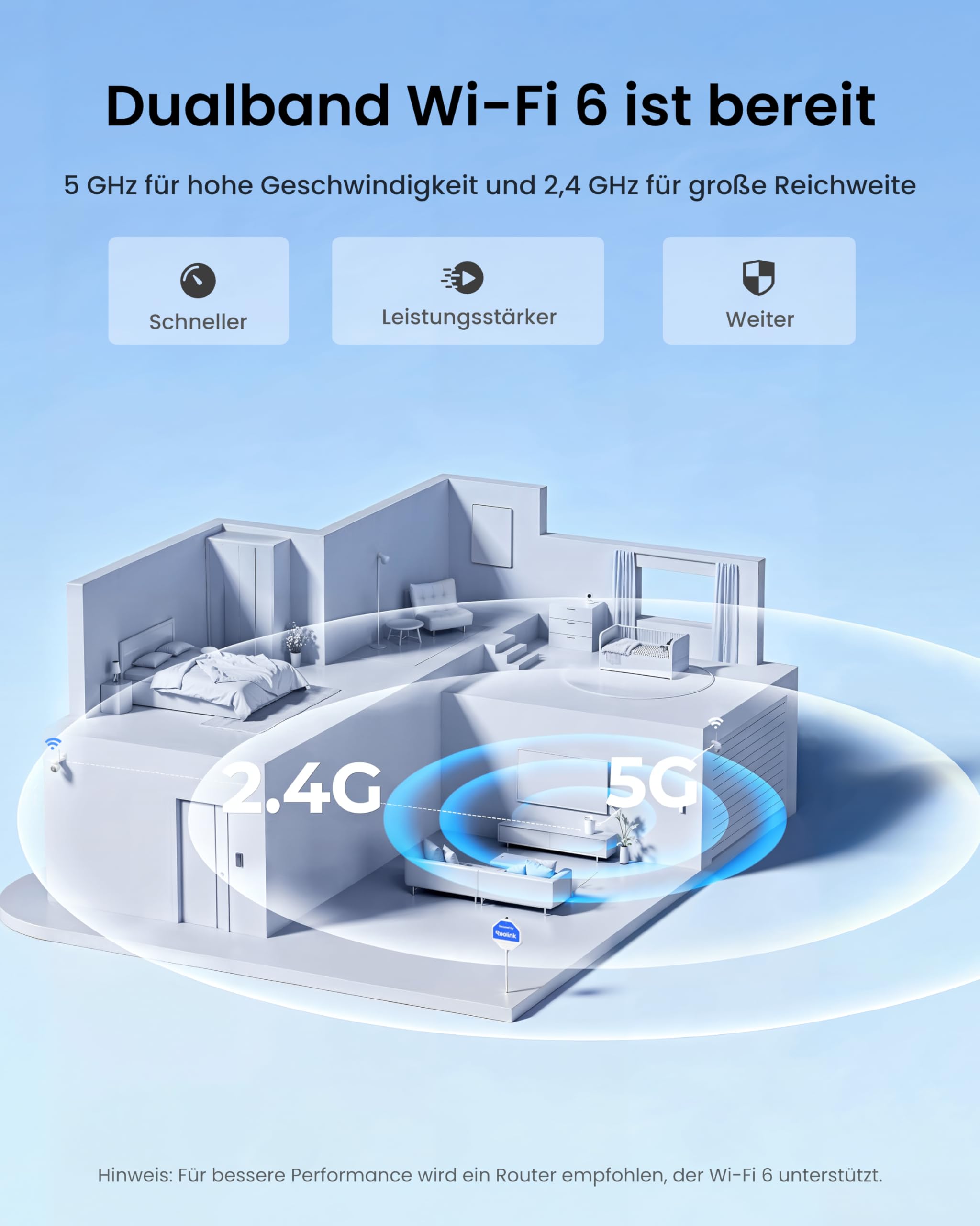 Reolink Altas PT Ultra, Erste 4K Solar Überwachungskamera Aussen Akku mit Daueraufzeichnung, Auto-Tracking, 10s Voraufzeichnung, ColorX-Nachtsicht, 8MP PT WLAN Kamera Outdoor, Wi-Fi 6, mit Solarpanel 6
